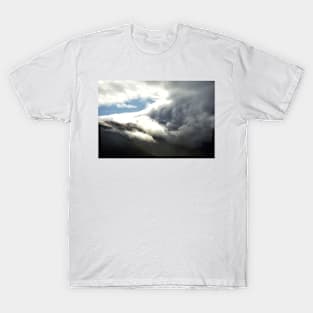 Clouds rolling over the summit of Ben Nevis T-Shirt